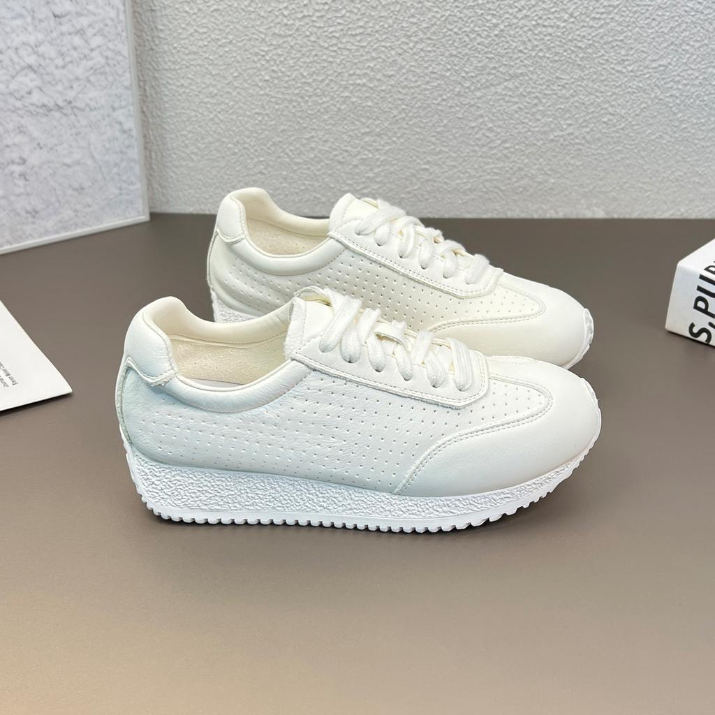 Ins Super Fire Platform White Shoes Women's Fashion Temperament Forrest Gump Shoes Versatile Height-increasing Dad Shoes Small Muffin Shoes
