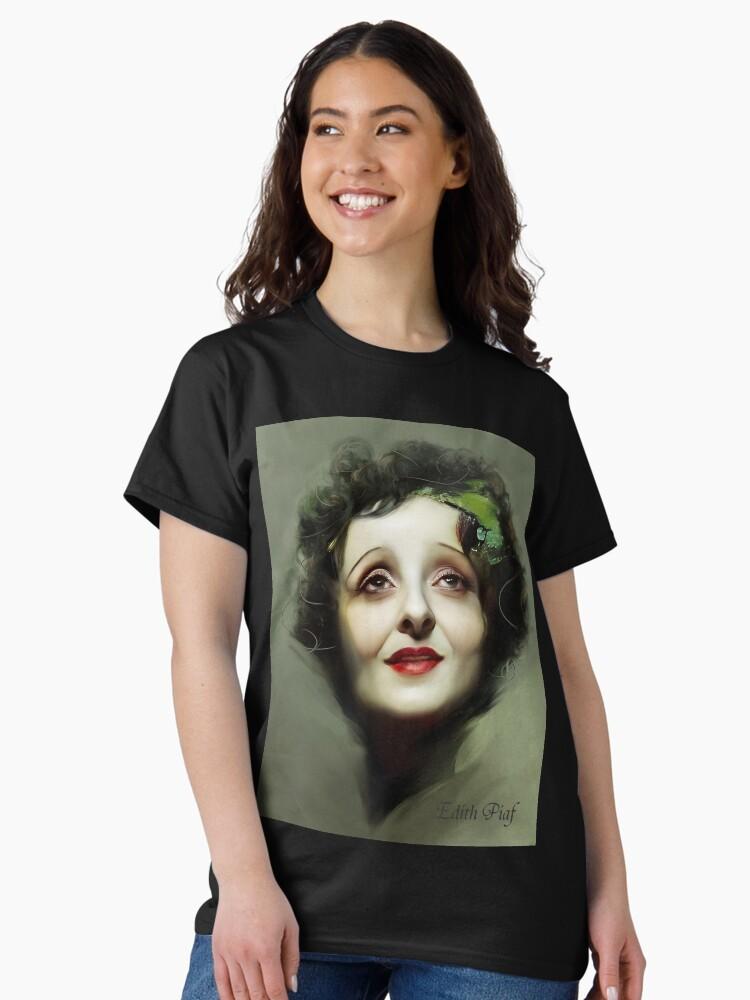 Édith Piaf Edith Piaf - Little Sparrow Classic T-Shirt