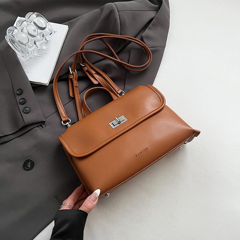 Premium Sense Niche Casual Handbag Women's New Fashion Shoulder Messenger Bag Multi-purpose Backpack