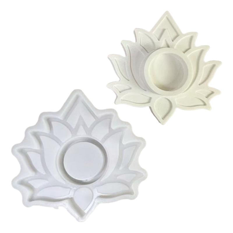 

3D Silicone Handicrafts Moulds for Room Decors Candle Holder Making Silicone Baking Hand Castings Molds Candle Moulds 1