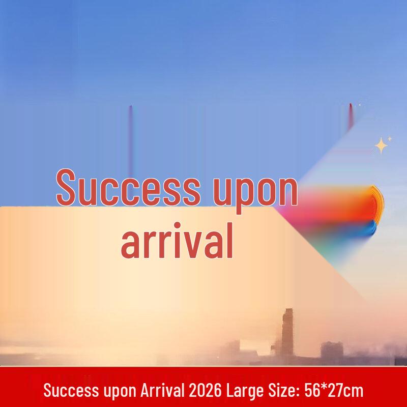 Rainbow Fu Character New Year Window Decals