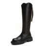 Fleece boots women's winter new warm knight boots thick heel boots women's casual women's boots versatile boots