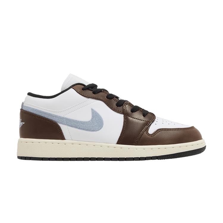 Jordan 1 Low Мокка Синий Серый (GS) 36