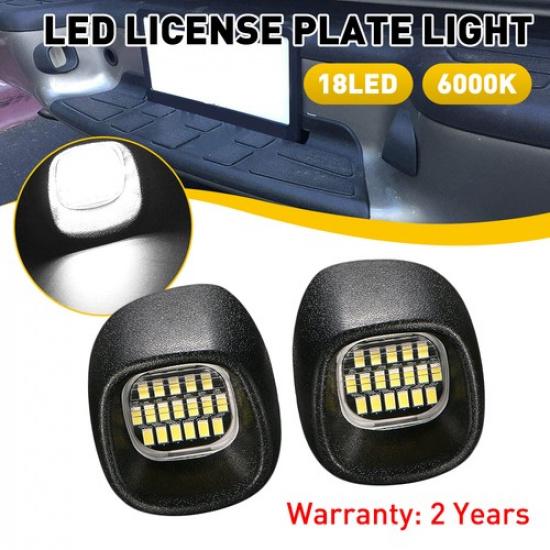 18-SMD LED Light Plate License For Chevrolet WHITE 1998-2005 Blazer Lamp BRIGHT