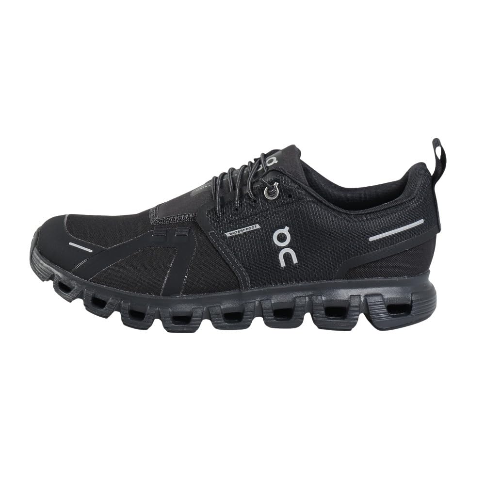 On Cloud 6 Waterproof Running Size Cm Shoes, Women's, Black, 25.0