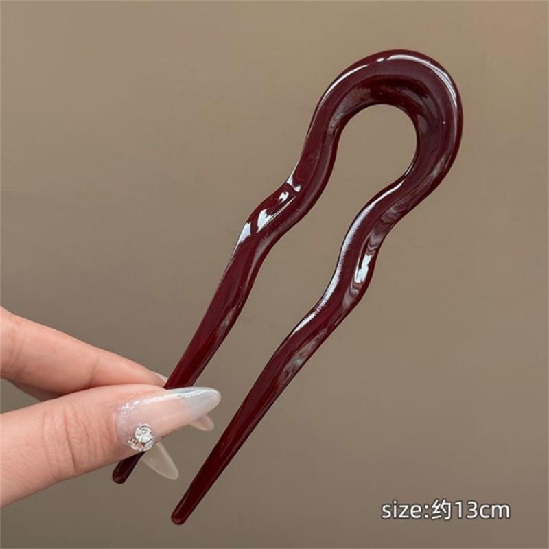 

U-образная акриловая шпилька для волос