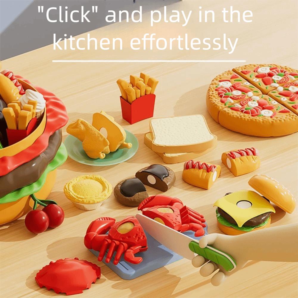ABS Cut Fruit Game Simulation Cooking Toy Fast Food Toys Play House Toy  Girl Activities