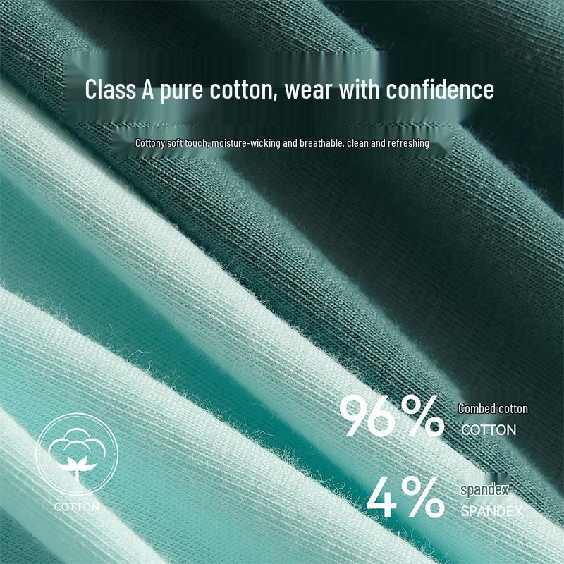 Boys' 100% Cotton A-Class Underwear, Ages 15-18, All Cotton Crotch, Teens & Kids