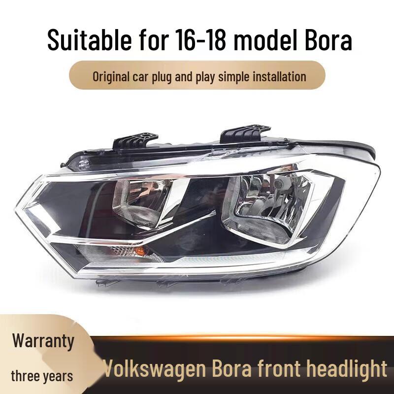 Compatible with Volkswagen 16-18 New Bora Headlight Assembly. Volkswagen Bora Single