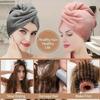 Dry Hair Cap High-Density Microfiber Fast Absorbing Soft Hair Towel Wrap Spiral Twist Non-Slip