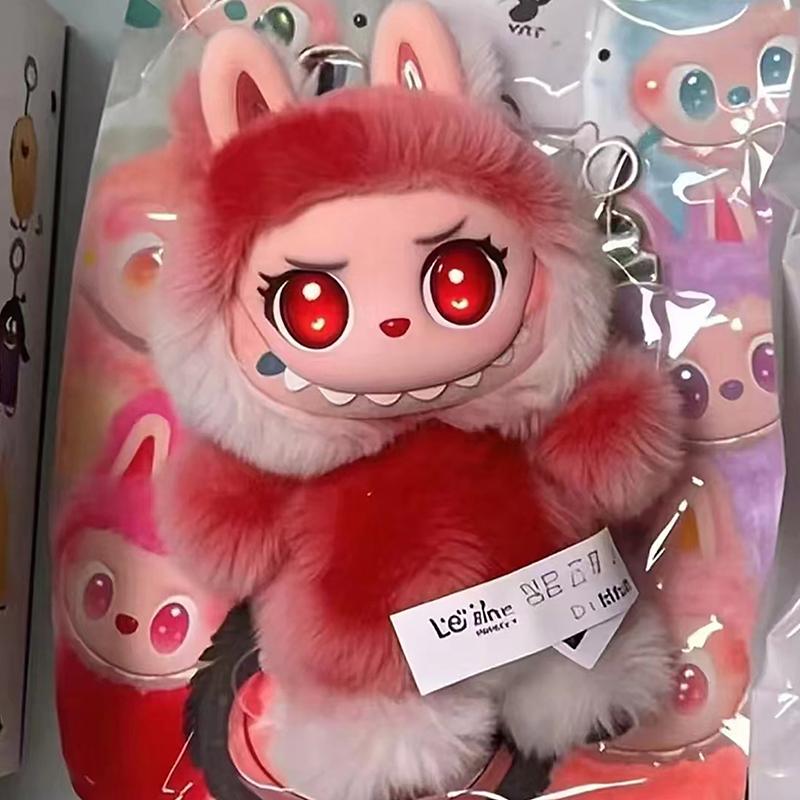 Portachiavi Peluche Labubu 3a Generazione Blind Box Battito Cardiaco Macaron Serie Indovina Felice Giocattolo di Peluche in Vinile Trendy Play