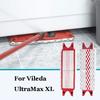 2PC Microfiber Floor Mop Cloth Pads for Vileda UltraMax 35cm Reusable Washable Quick Drying Replacements Machine Flat Spin Home