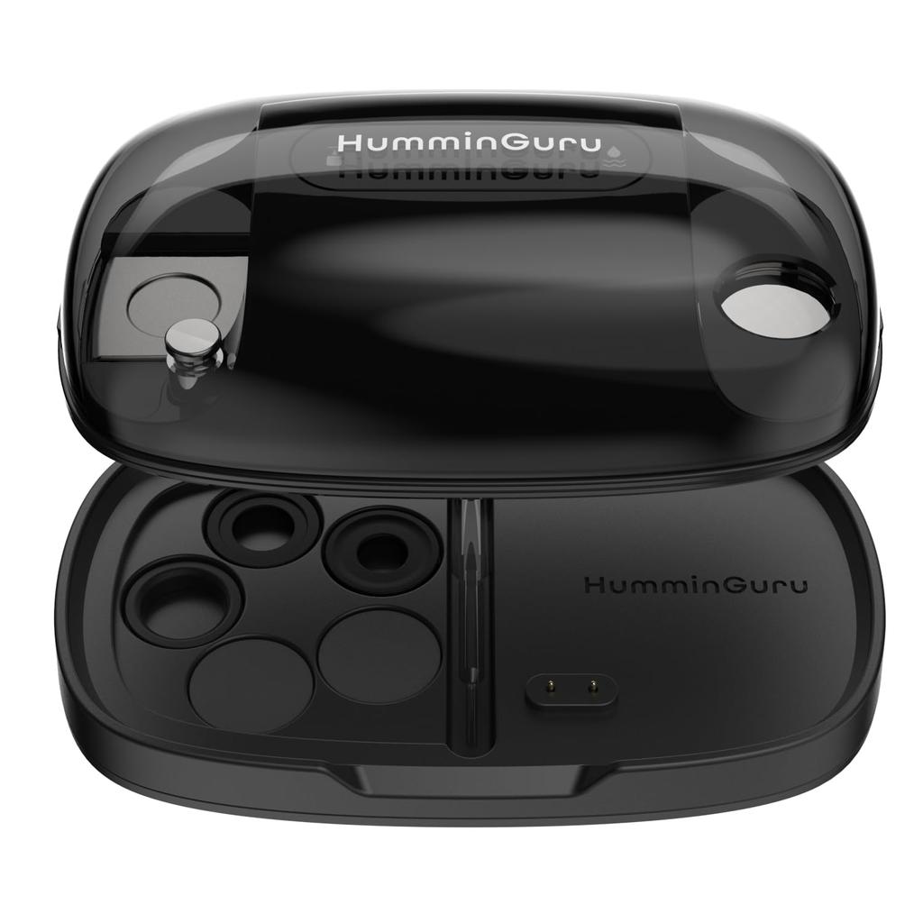 HumminGuru Ultrasonic Stylus Cleaner Digital Pressure Gauge 110kHz Ultrasonic Stylus Cleaning with Digital Turntable Stylus Force Scale Gauge +