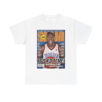 Kevin Durant "KD" Shirt, Oklahoma City Thunder "OKC" NBA Slam Cover T-Shirt, Unisex Sports Tee, Vintage Retro Basketball Streetwear, Gift