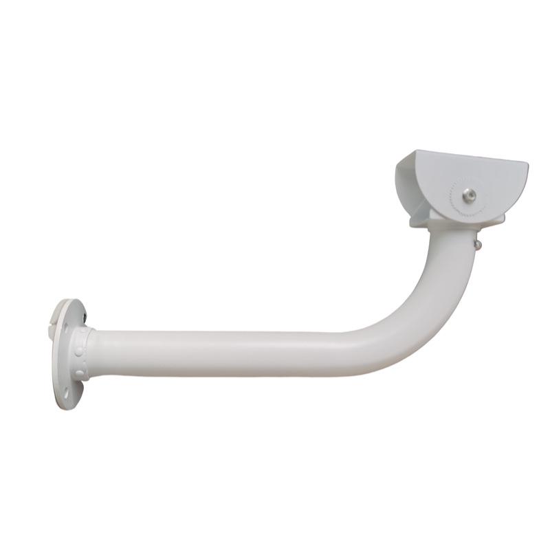 Universal L-Shaped Aluminum Alloy Surveillance Camera Bracket with Gooseneck Wall Mount for Bolt-Action Cameras