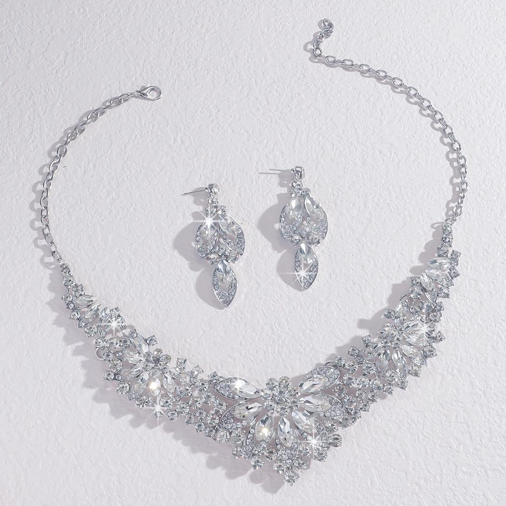 Necklace And Earring Set - Fashion Accessories Set - Wedding Jewelry Set For The Bride