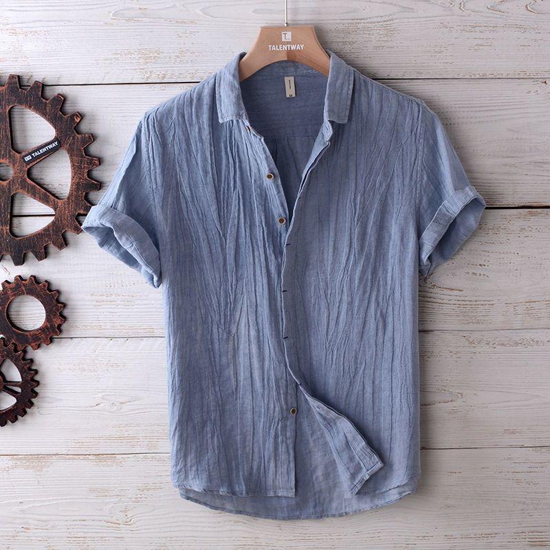 HNXC Women's Fashion Casual Summer Spring POLO Neck Short Sleeve  Blouses & Shirts Classic Exquisite
