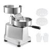 Commercial Burger Patty Maker, 150mm/6inch Hamburger Beef Patty Maker, Heavy Duty Food-Grade Stainless Steel Bowl Burger Press Machine, Kitchen Meat