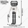 MOOXI Set di Figure Skibidi Toilet Man TvMan Cameraman Speakerman Blocchi da Costruzione Modello MOC Mattoncini Giocattoli per Adulti Bambini Regalo di Compleanno