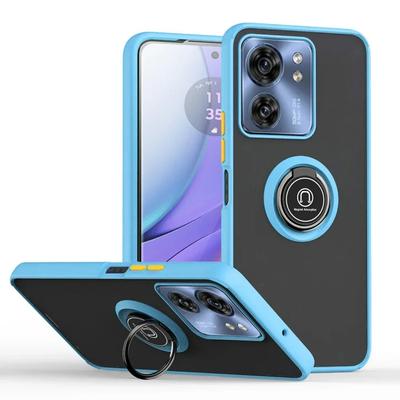 Rotatable Bracket Ring Magnetic Case for Moto Edge 40 Neo 30 Fusion Neo Ultra G72 G84 G54 G14 G52 G60 G 60S G13 G23 Matte Cover