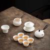 Qianyu White Porcelain Gongfu Tea Set with Auto Water Supply