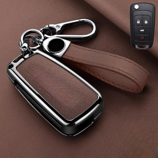 Zinc Alloy Leather Car Key Case Cover For Buick Cascada Verano Encore LaCrosse