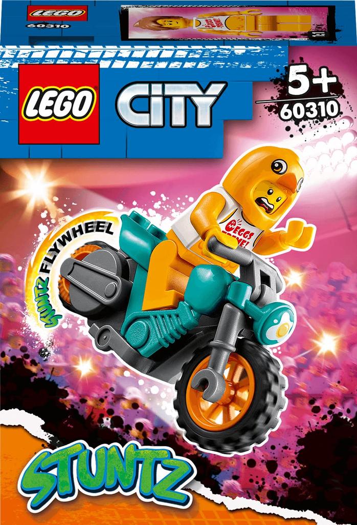 LEGO City Stunt Bike <Chicken> 60310, a great gift for boys and girls ages 5 and up.