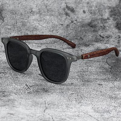 Retro Okulary Przeciwsłoneczne Dla Mężczyzn Modne Okulary Vintage Okulary Przeciwsłoneczne Kobiety Luksusowe Drewniane Odcienie Sonnenbrille Lunette eil Homme