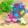 1 Bakje Diverse Kleuren Metalen Papierklemmen Kantoor Document Bestand Ticket Binder Clips