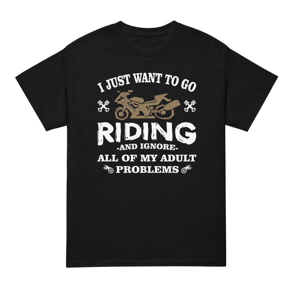 Custom Motorcycle T-Shirt – Personalized Biker Tee for Riders, DryBlend® T-Shirt S