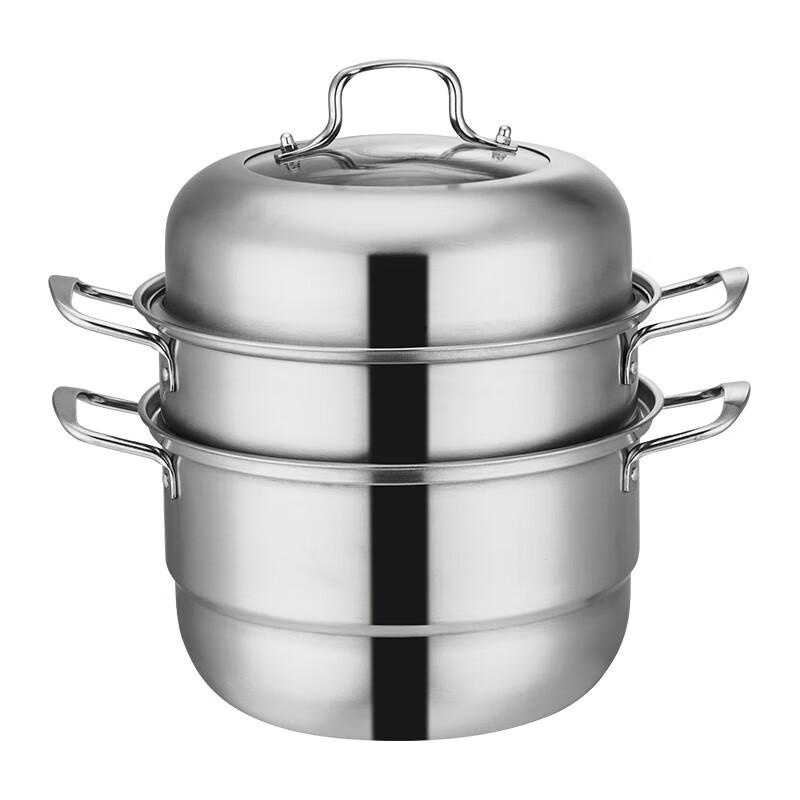 YISPOT YP-8029 Stainless Steel 3-Tier Steamer Pot
