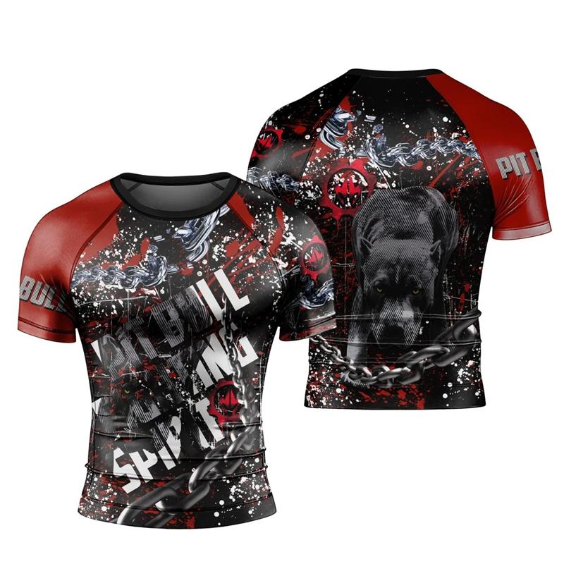 Y2K Compression Shirt Men Fitness Gym Animal Sport Running T-Shirt Tops Tee Short Sleeve T-Shirt 2026