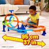 Hot Wheels Cyclone Crash Playset with 1 Vehicle, 4+ Years, JHK73, 21 x 48 x 15 cm (1:64 Scale)