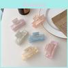 Exquisite Korean Style Medium Size Pvc Shark Hair Claw Clip For Elegant Hairstyles