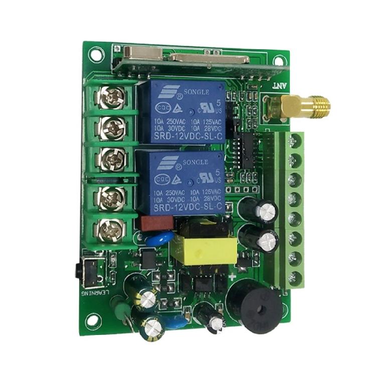 315/433MHz 2-Key Industrial Remote 2-channel RF Wireless Remote Control Switch