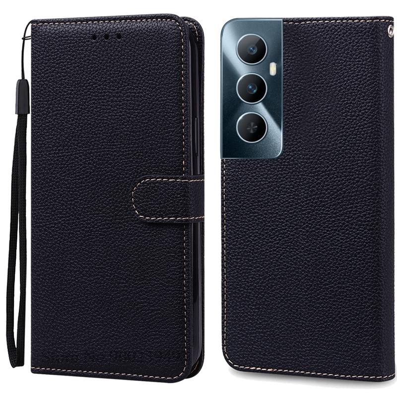 Per Realme C65 Custodia Portafoglio in Pelle con Patta Custodia per Telefono Per Realme C65 4G Coque Fundas Per Oppo Realme C65 Custodia per Telefono