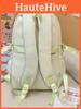 Style Girls Backpack With Letter And Print Patterns For School And Daily Travel