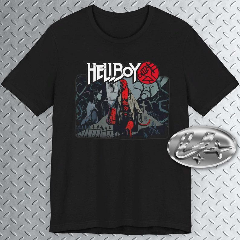 Hell B. Comic Art kids T-Shirt, Y2k Cartoon, Comic kids T-Shirt, Dark Comic Art 130