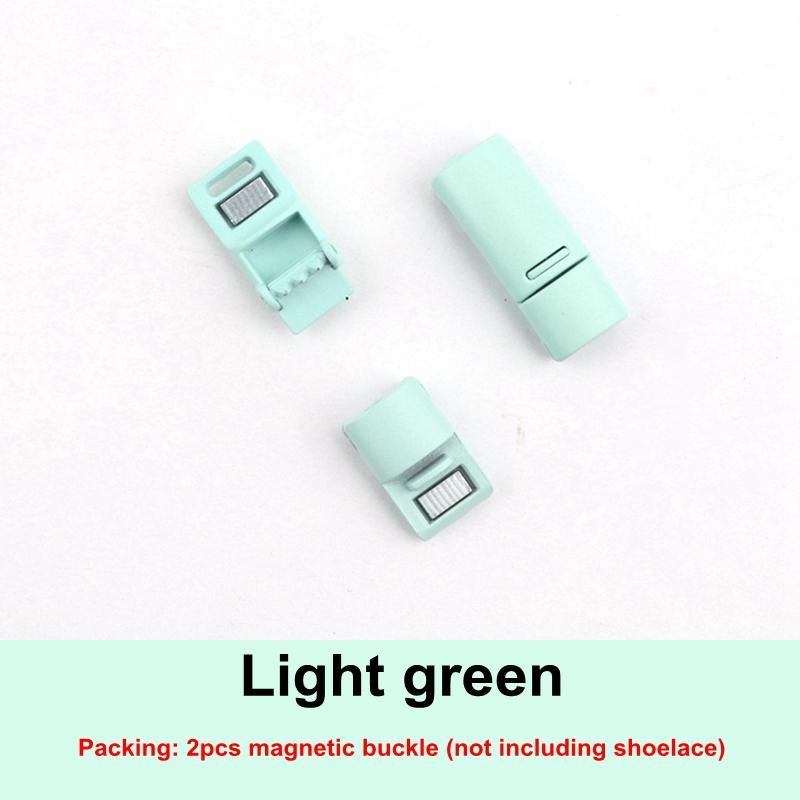 Matte Metal Shoelace Magnetic buckle Shoelaces magnetic Lock 28colors Shoes Accessories Sneaker Kits Metal Laces Buckle
