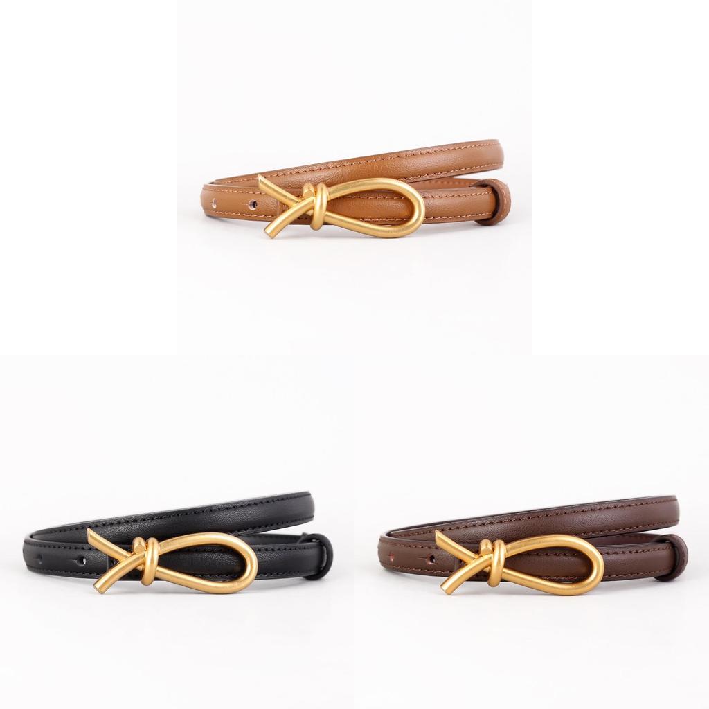 Leather Belt For Women With Alloy Buckle And Punk Style For Casual Wear