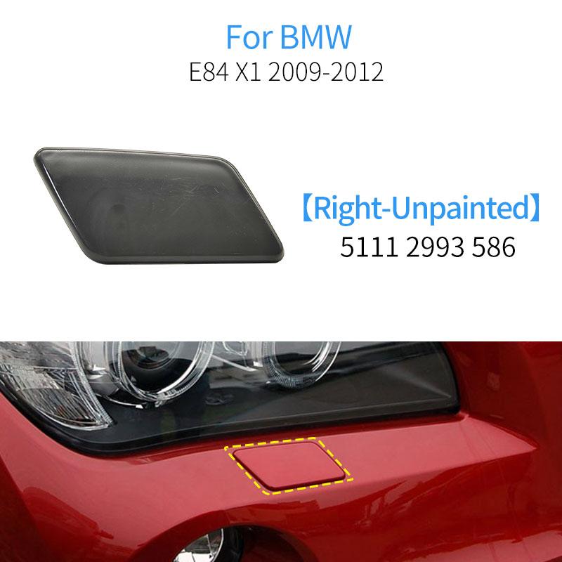 For BMW E84 Car Front Bumper Headlight Washer Spray Cover Cap Accessory Replacemente For BMW X1 2008-2012 51112993586
