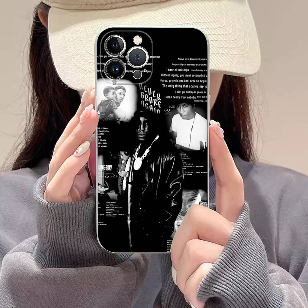 Rapper Youngboy Never Broke Again For IPhone 17 16 16e 15 14 13 12 11 Pro Max Mini Plus Phone Case