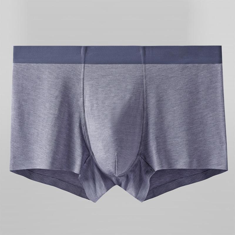 Plus-size Men's Spring and Summer Trend Modal Graphene Non-trace Loose Flat Angle Underwear