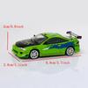 TSD 1:64 Scale Eclipse Alloy Diecast Car Model Mini Sports Vehicle Collectible Toy Car for Hobbyist Collection Display Gift
