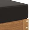 Outdoor Stool Bench Solid Acacia Wood Natural
