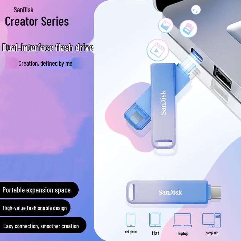 SanDisk Creator Series ZN6TP Dual-Interface USB Drive