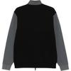 Emporio Armani EA7 Color Block Letter Print Stand Collar Zip Long Sleeve Casual Sports Suit Men suits Gray 6DPV60-PJVTZ-1200