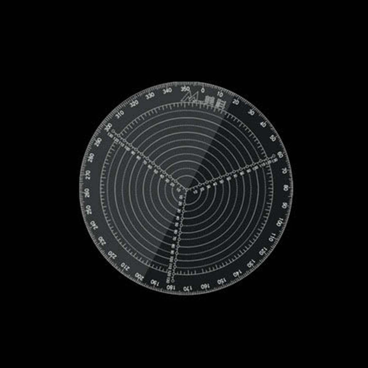 

20/30см Круговой шаблон Прозрачный акриловый циркуль Центрирующее приспособление Центроискатель Токарные работы 30cm