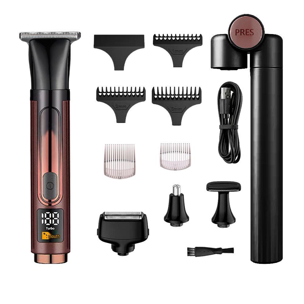 

Women s Multi-Grooming Set: Back Shaver, Folding Scraper, Electric Eyebrow & Nose Trimmer