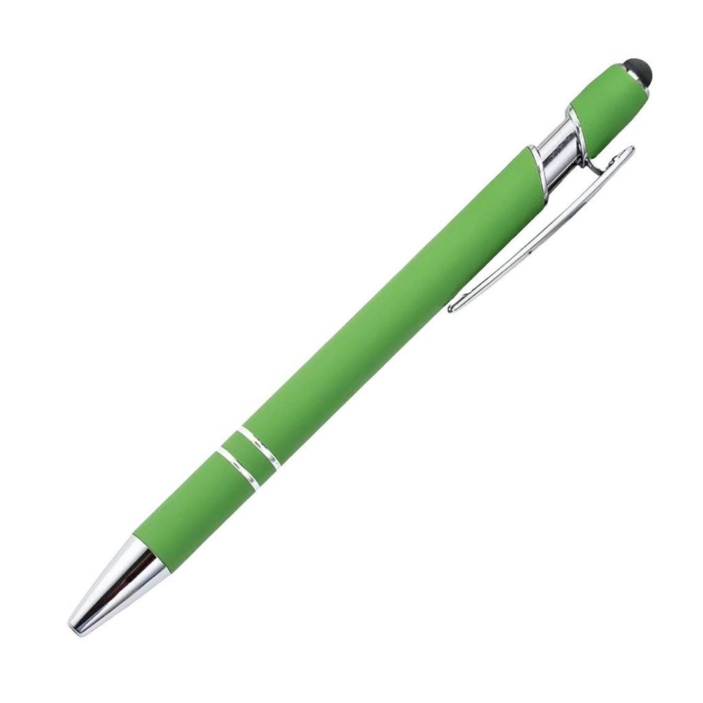 Engraved Aluminum Touchscreen Ballpoint Pen with Spray Paint Finish - Perfect for Gifts and Advertising
